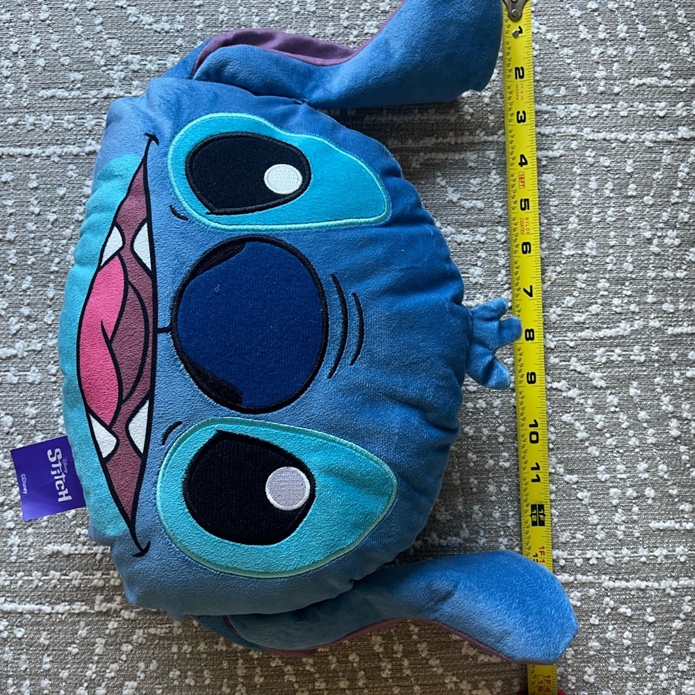 Disney Blue Stitch Character Plush Pillow